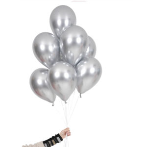 Ballongbukett sølv