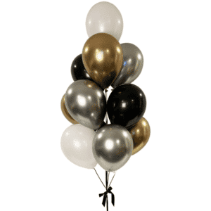 Ballongbukett Black Tie