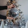 Disco kule - sølv 20 cm - Bilde 2
