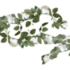 Girlander blomster rose hvit